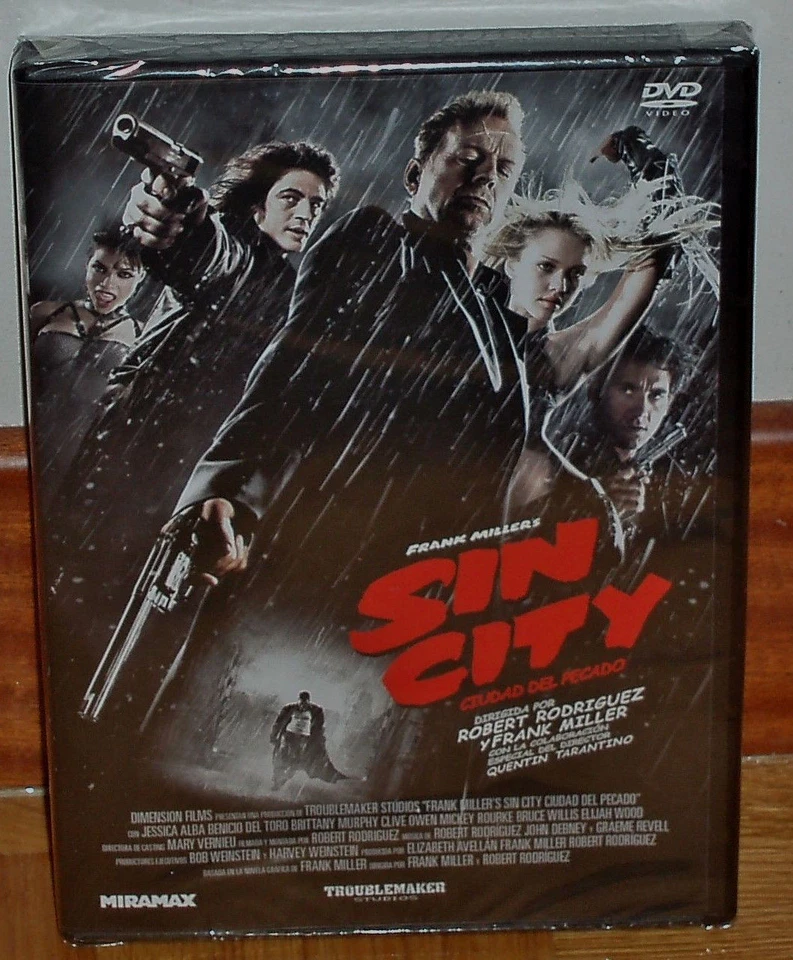 SIN CITY CIUDAD DEL PECADO DVD NUEVO PRECINTADO ACCION AVENTURAS (SIN ABRIR) R2 - Imagen 1 de 1