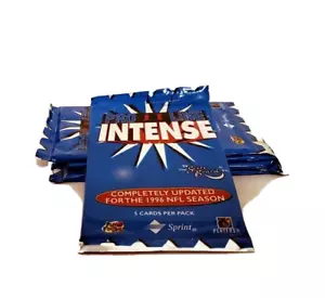 PROLINE II INTENSE - UPDATED 1996 NFL 5 UNOPENED PACKS, SERIES ONE. Football - Picture 1 of 2
