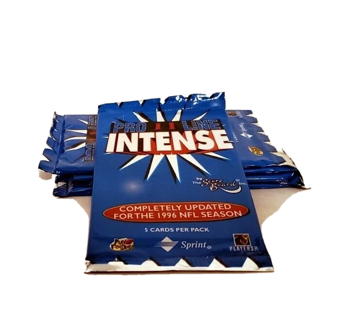 PROLINE II INTENSE - UPDATED 1996 NFL 5 UNOPENED PACKS, SERIES ONE. Football - Image 1 of 2