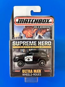 RARE 2015 Matchbox SUPREME HERO CALIFORNIA HWY PATROL 2012 FORD EXPLORER POLICE! - Picture 1 of 10