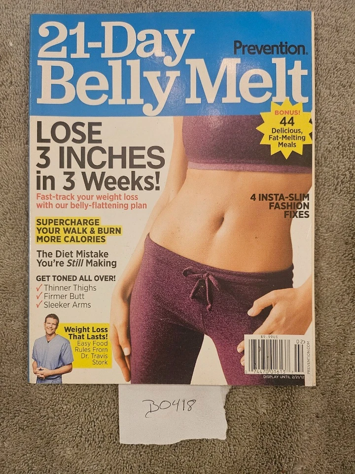 21-Day Belly Melt / Prevention Magazine / 2012 / Lose 3 inches in 3 weeks - Image 1 of 1