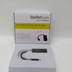 StarTech US1GC30B USB-C Gigabit Network Adap USB 3.1 Gen1 5Gbps Black Ships Free - Picture 1 of 10