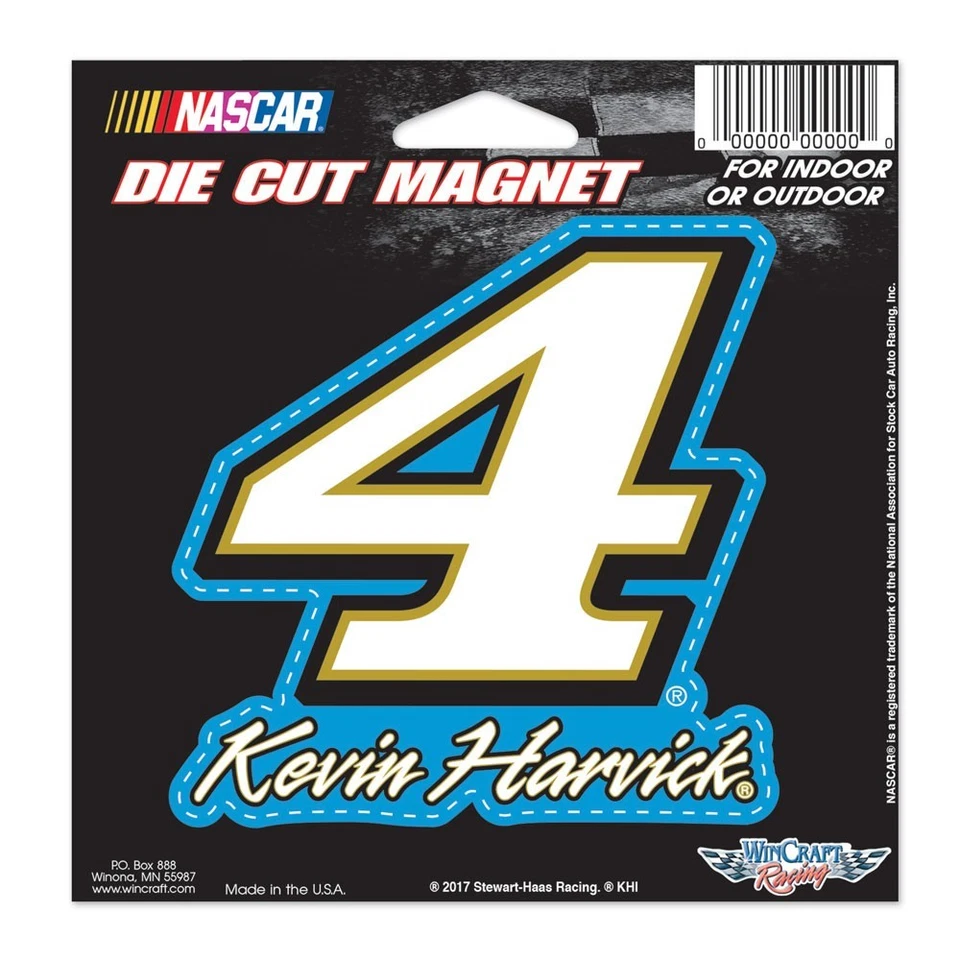 Kevin Harvick Wincraft 2017 #4 Busch Beer imán 4x6 envío gratuito Foto 1 de 1