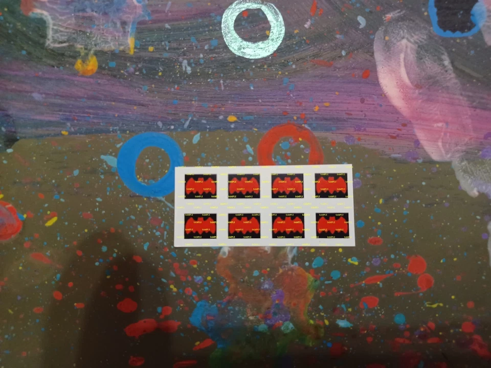 Corgi 267 - Batmobile Reproduction Door Stickers ( Set of 8 ) - Image 1 of 1