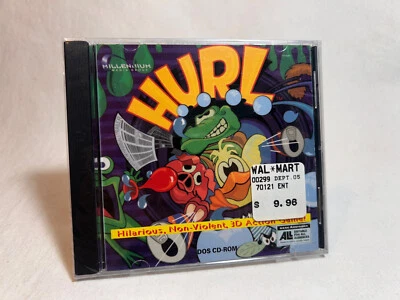 H.U.R.L. HURL Slob Zone 3D (PC, 1995, CD-ROM) Jewel Case 3D VIDEO Game MINT! - Image 1 of 4