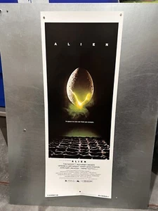 RIDLEY SCOTT'S ALIEN (1979) 14" X 36" INSERT 1990s REPRODUCTION(?) POSTER - Picture 1 of 10