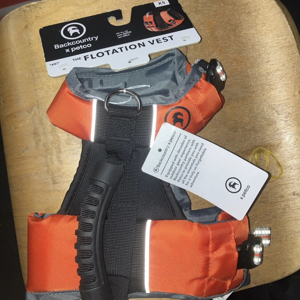 Dispositivo de flotación Backcountry x PetCo talla XS NUEVO CON ETIQUETAS Foto 1 de 4