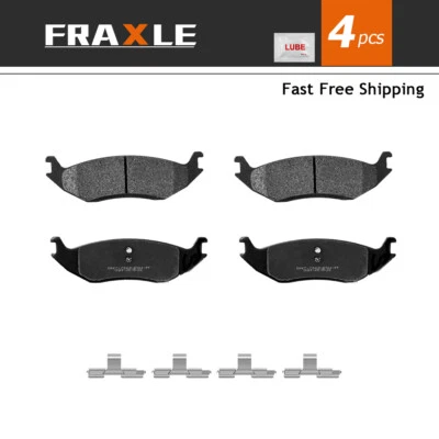 Pastillas de freno traseras cerámicas para Ram 1500 Classic 2019 2020 2021 2022 2023 con hardware Foto 1 de 4