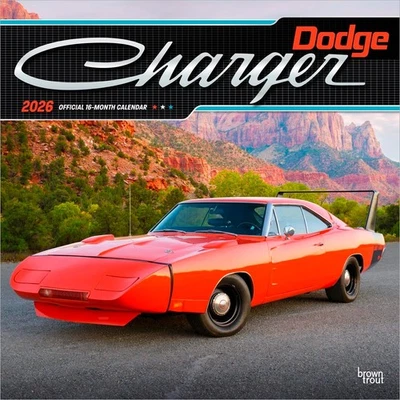 Dodge Charger OFFICIAL | 2026 12x24" (Hanging) Wall Calendar | Plastic-Free - Image 1 of 4