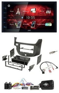 JVC DAB USB Bluetooth 2DIN Lenkrad Autoradio für Honda Jazz ab 14 dunkelgrau - Bild 1 von 7