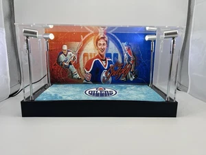 Wayne Gretzky Custom 2-3 Card PSA Display Case W/ LED Lights - Oilers - Picture 1 of 7