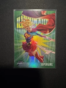 2025 Fleer Brilliants Superman Illuminators Green Supergirl  /25 *Low Numbered*  - Picture 1 of 5