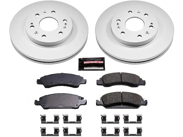 Kit de pastillas de freno delanteras y rotor para Cadillac Escalade 2008-2020 2009 2010 PP843NM Foto 1 de 1