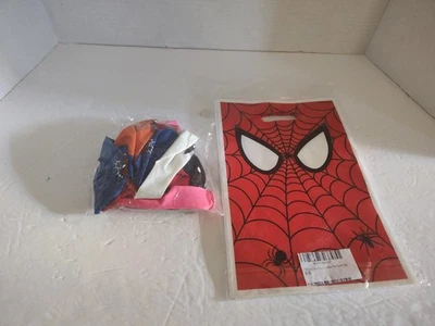BOLSAS BOTÍN FIESTA SPIDERMAN - BOLSAS REGALO FIESTA CUMPLEAÑOS Con Globos  Foto 1 de 4