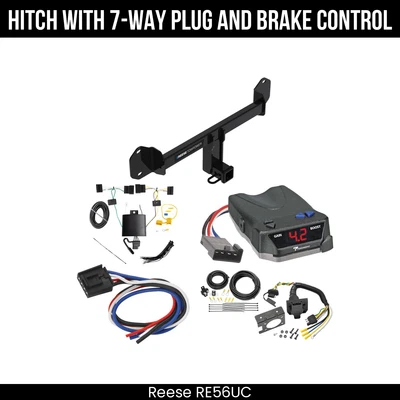 Paquete de remolque de enganche + control de freno para BMW X3 22-25 todos los modelos 84226 receptor de 2" CL 3 Foto 1 de 4