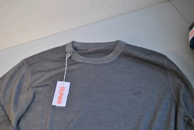 MAGLIONE SUN 68  PURA LANA TG XXL-54 145,00 CART. SUN-A14K GRIGIO - Immagine 1 di 4