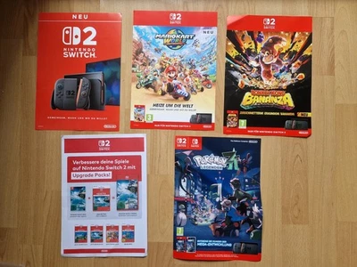 4 Nintendo Switch Poster A4 Mariokart World  NEU - Bild 1 von 4