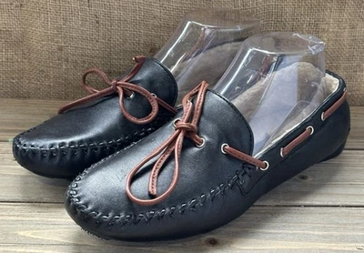 Robert Zur Glove 皮革驾驶乐福鞋女式 8.5 M 码羊毛衬里 — 第 1/4 张图片