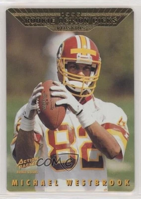 1995 Action Packed Rookies & Stars Michael Westbrook #103 RC - Image 1 of 2