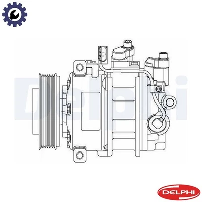 COMPRESSOR AIR CONDITIONING CS20475 FOR BKS/CASA/CCMA/CATA/CNRB/CRCA 3.0L 6cyl - Image 1 of 4