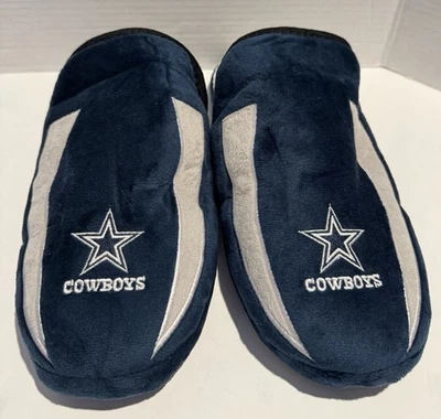 Zapatillas de invierno Dallas Cowboys para hombre azul marino y gris con texturas suelas exteriores Foto 1 de 4