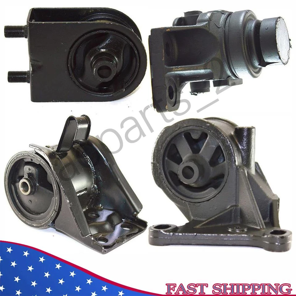 发动机电机和变速器安装套件 4 件 1994 - 1999 年适用于马自达 626 2.0L 适用于汽车。 — 第 1/4 张图片