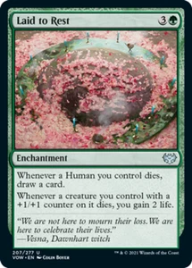 x1 Laid to Rest - Innistrad: Crimson Vow - NM - MTG - Picture 1 of 1