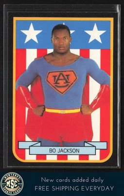 Bo Jackson 1989 bandera americana Super Bo! (sin licencia) #NNO CASI NUEVO+ Kansas City Royals Foto 1 de 2