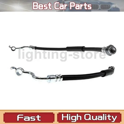 Manguera hidráulica de freno delantero izquierdo delantero derecho compatible con Infiniti 2004-2006 QX56 2 piezas Foto 1 de 4
