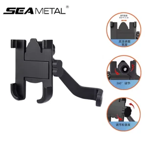 Support de guidon 360° en aluminium pour téléphone portable GPS - Photo 1 sur 7