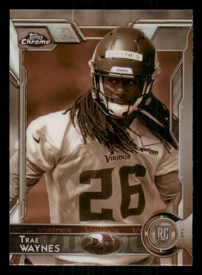 2015 Topps Chrome Mini Sepia Refractors #104 Trae Waynes - Image 1 of 2