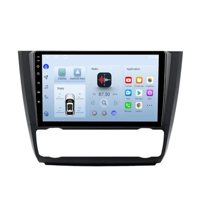 64GB Android 14 Autoradio Für BMW 1er E81 E82 E87 E88 Carplay GPS NAVI BT DAB+FM - Bild 1 von 4