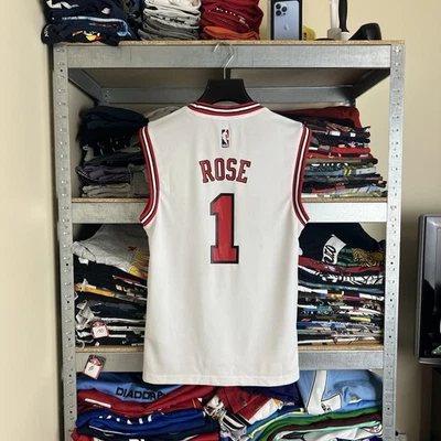 Raro! Regata Derick Rose 1 Adidas Chicago Bulls Jersey - Imagem 1 de 4