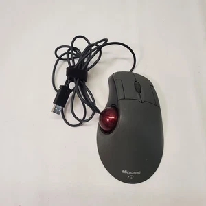 Microsoft Trackball Optical 1.0 Mouse USB Tested - Picture 1 of 8