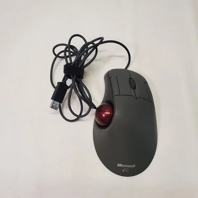 Microsoft Trackball Optical 1.0 Mouse USB Tested - Image 1 of 4