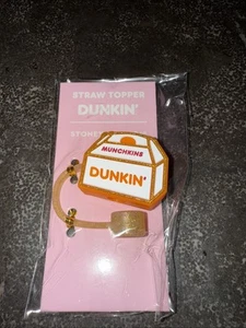 2025 Dunkin’ Stoney Clover LN Straw Topper Munchkin - Picture 1 of 5