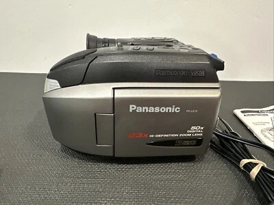 Panasonic Palmcorder VHS-C PV-L678 Video Camera Player - Image 1 of 4