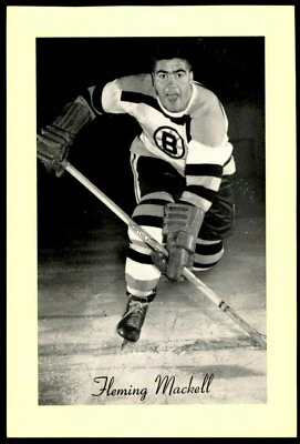 1944-63 Beehive Group II Photos #45 Fleming Mackell Bruins (ref 79) - Image 1 of 2