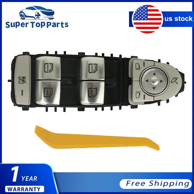 Power Window Switch For 2015-2021 Mercedes Benz C300 C400 C350e W205 2059056811 Foto 1 de 4