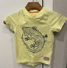 Cat & Jack Lizard King V-neck T-shirt Yellow Toddler 3T