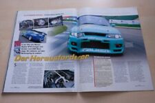 Sport Auto 4106) Nissan Skyline GT-R Typ R33 mit 420PS im Tracktest auf 2 Seiten
