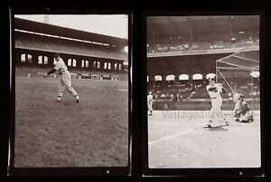6 - Chicago White Sox Baseball Players late 1940's Vintage Film Negative Photos