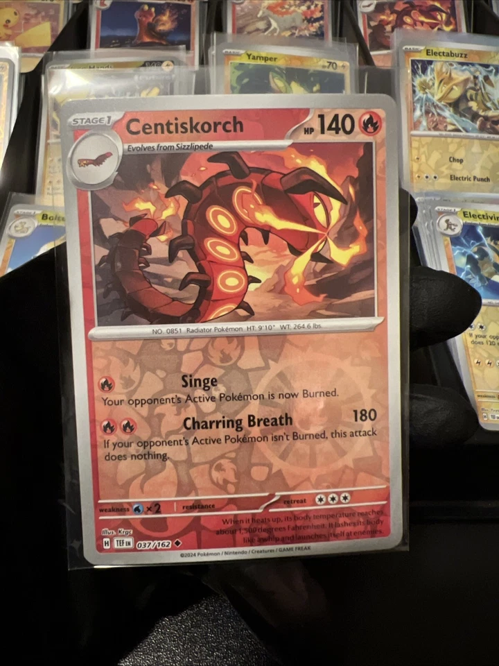 Centiskorch 037/162 Sv05: Temporal Forces Reverse Holo - Image 1 of 1