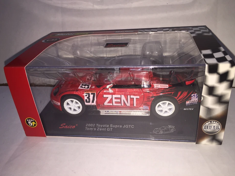 Saico 1:32 TOYOTA SUPRA JGTC Tom's Zent GT 2002 MIB - Immagine 1 di 1