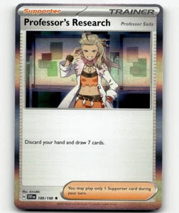 Pokemon Professor's Research 189/198 Scarlet & Violet Base Set NM/M - Picture 1 of 1