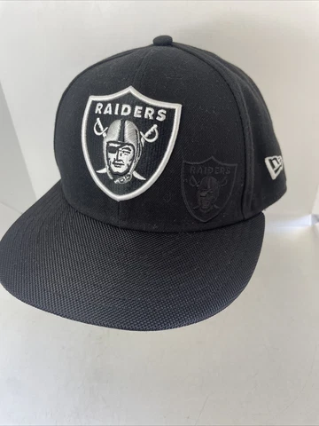 Raiders New Era 59Fifty Fitted Authentic Hat Size 7 3/8 - NFL NEW Cover
