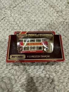 Matchbox Y-15 Preston Tramcar Swan Vestas Diecast Models Of Yesteryear 1987 1:87 - Picture 1 of 7