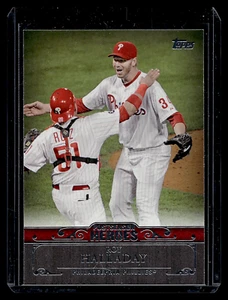 2013 TOPPS UPDATE POSTSEASON HEROES ROY HALLADAY #PH-14 PHILADELPHIA PHILLIES - Picture 1 of 2