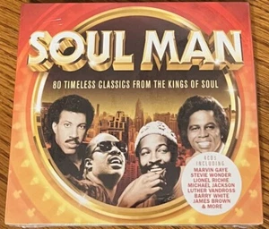 VARIOUS ARTISTS "SOUL MAN" BRAND NEW ORIGINAL 2017 UK 4CD ALBUM IMPORT - Foto 1 di 2
