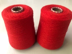 KonenGarn 620g rot Wolle/Alpaka-Mischung " Prisco " Handstricken häkeln - Bild 1 von 3
